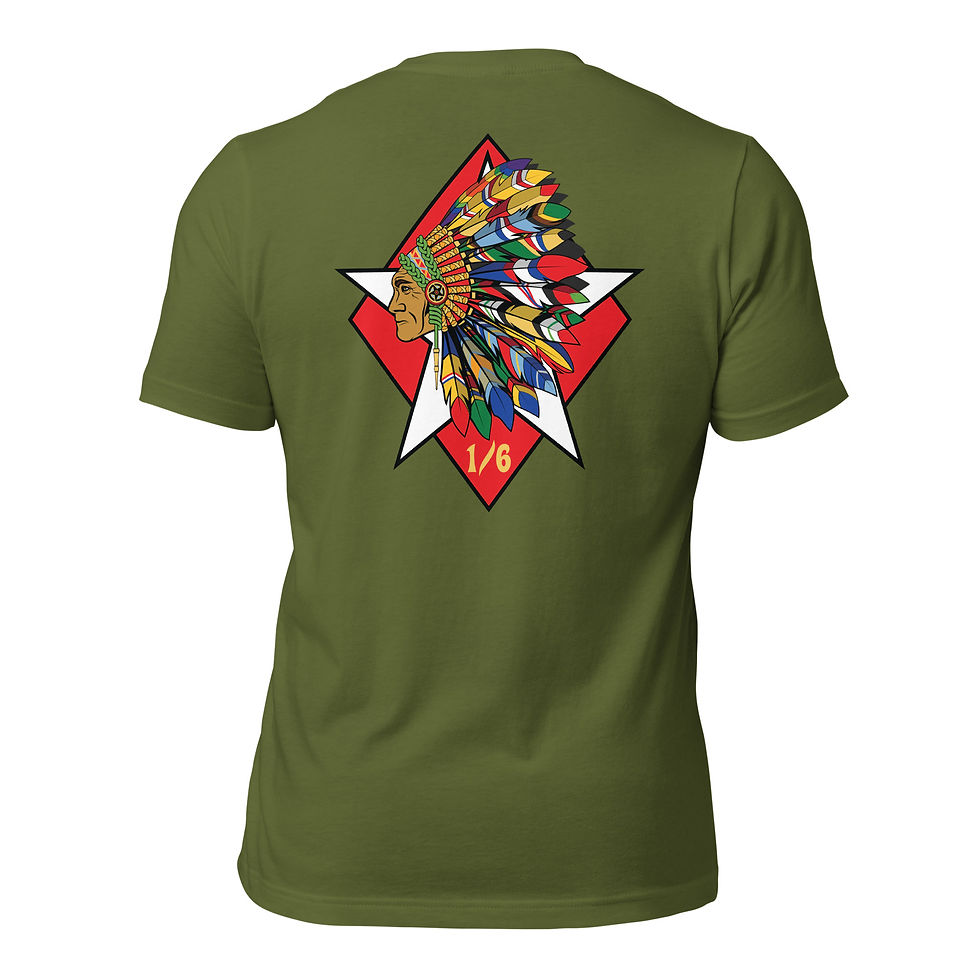 Thumbnail: 1st Battalion 6th Marines Unisex t-shirt