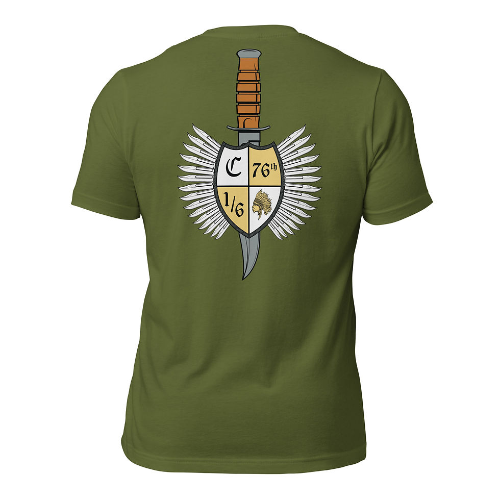 Thumbnail: 1st Battalion 6th Marines Charlie Unisex t-shirt