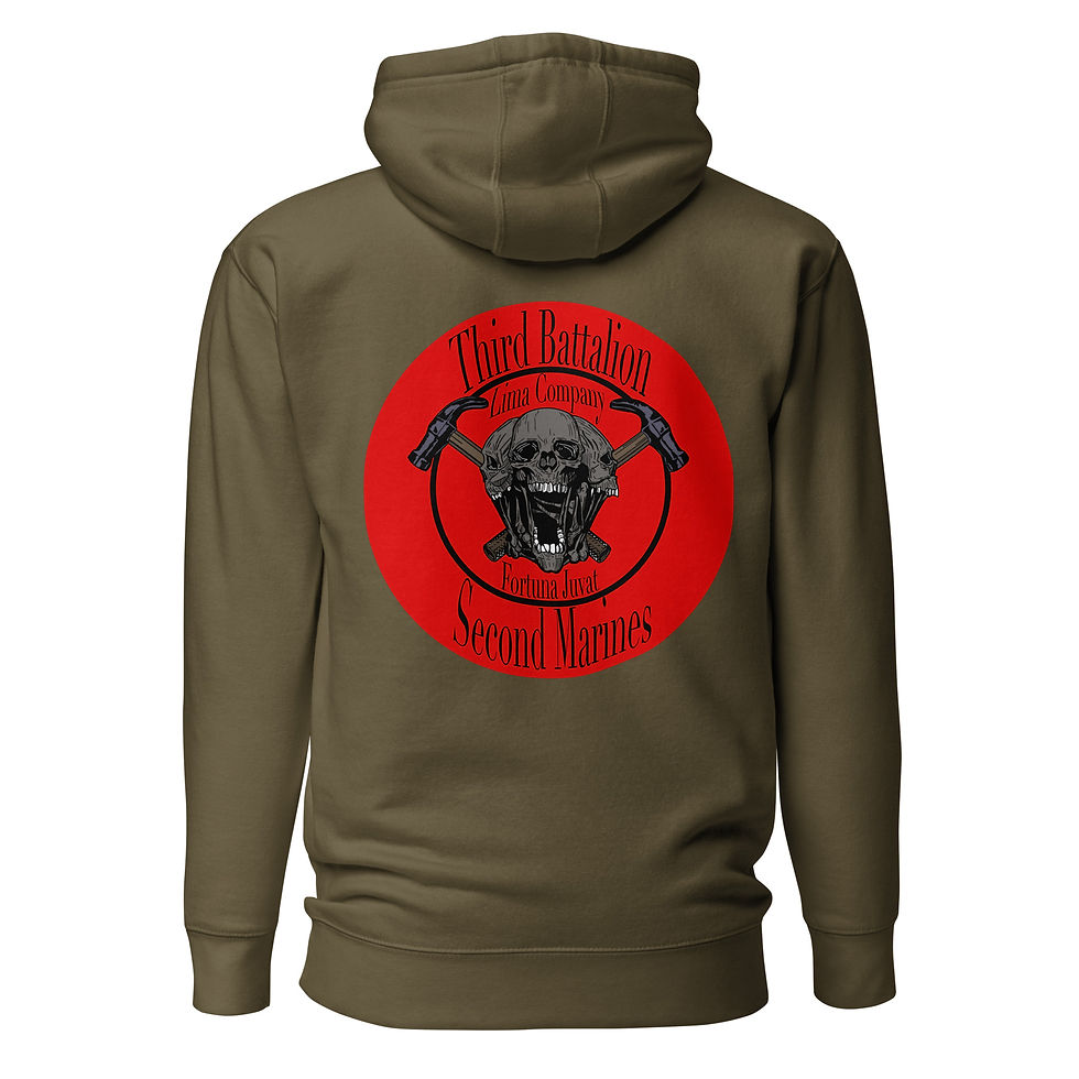 Thumbnail: 3rd Battalion 2nd Marines Lima Unisex Hoodie
