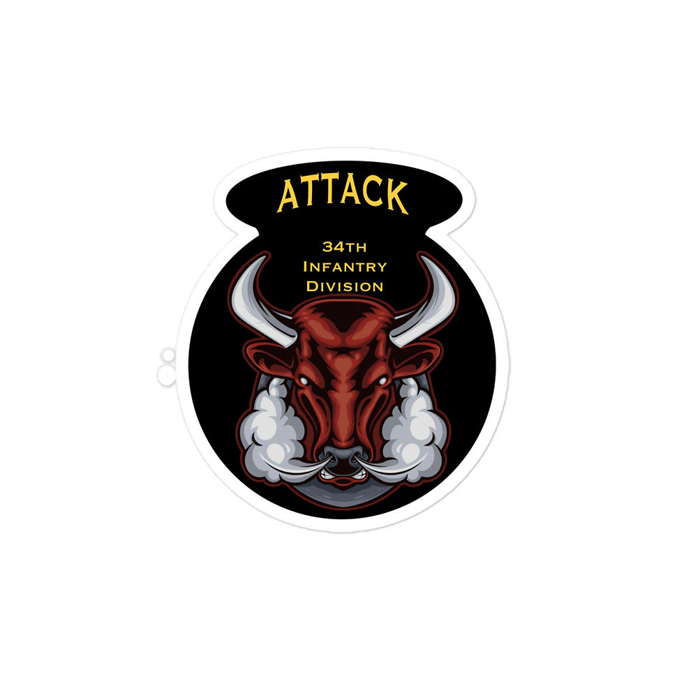 Thumbnail: 34th Infantry Division Bubble-free stickers