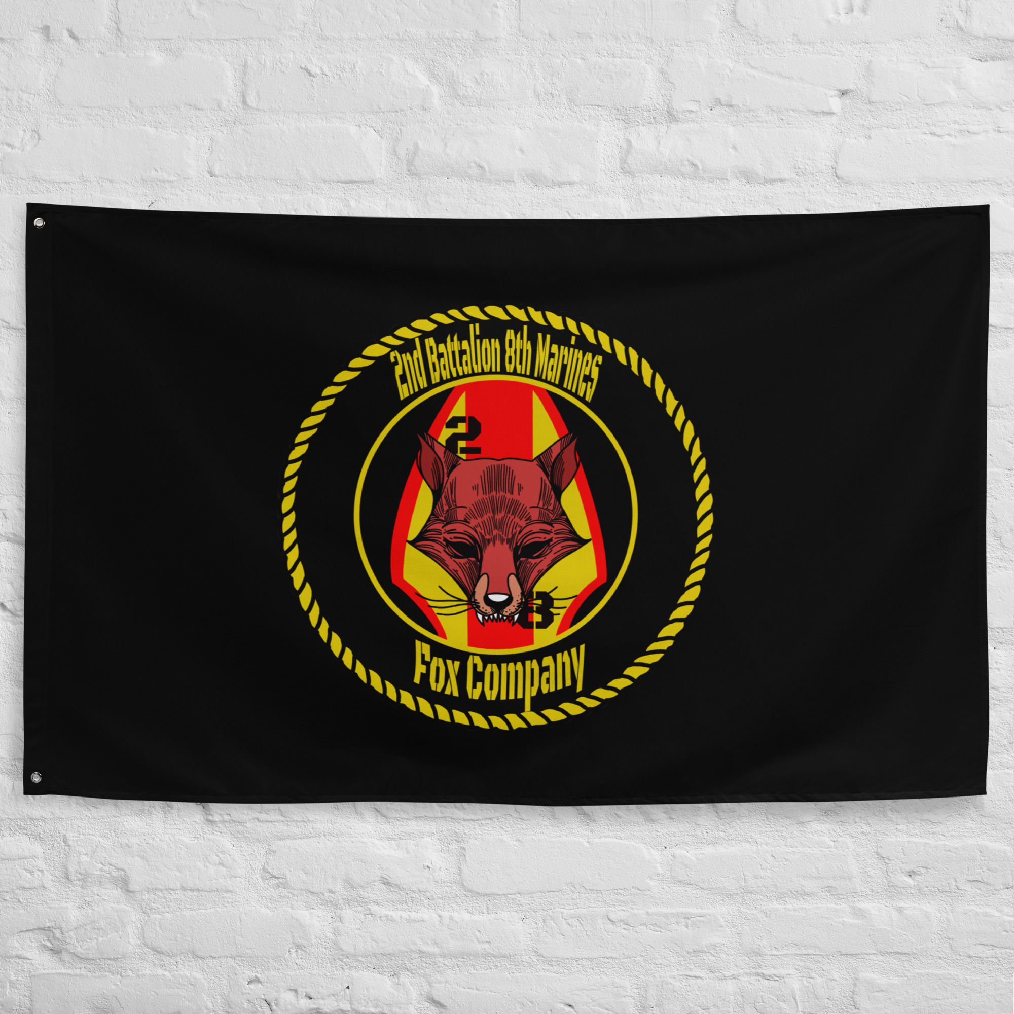 2nd Battalion 8th Marines Fox Flag