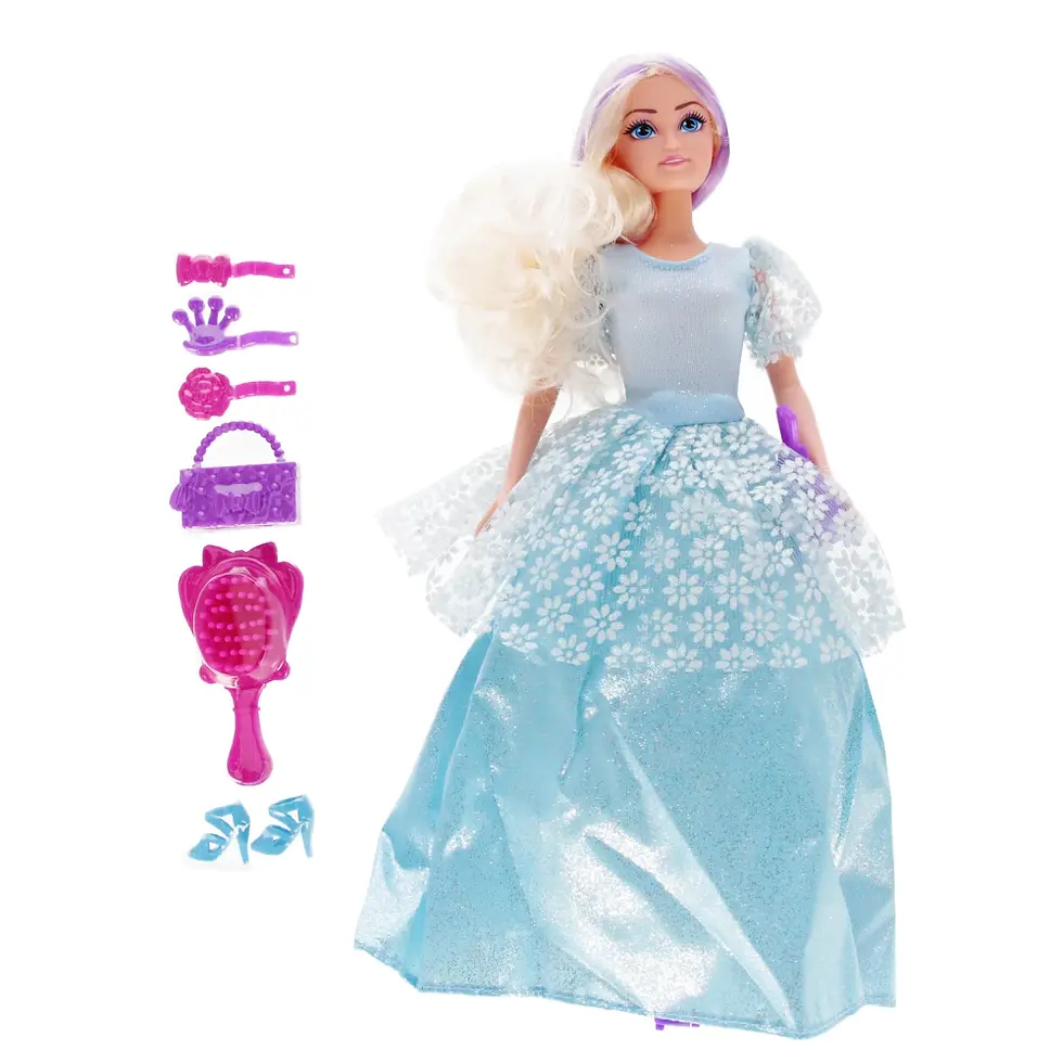 Miniaturbild: Puppe Prinzessin - + Zubehör  ca. 29cm