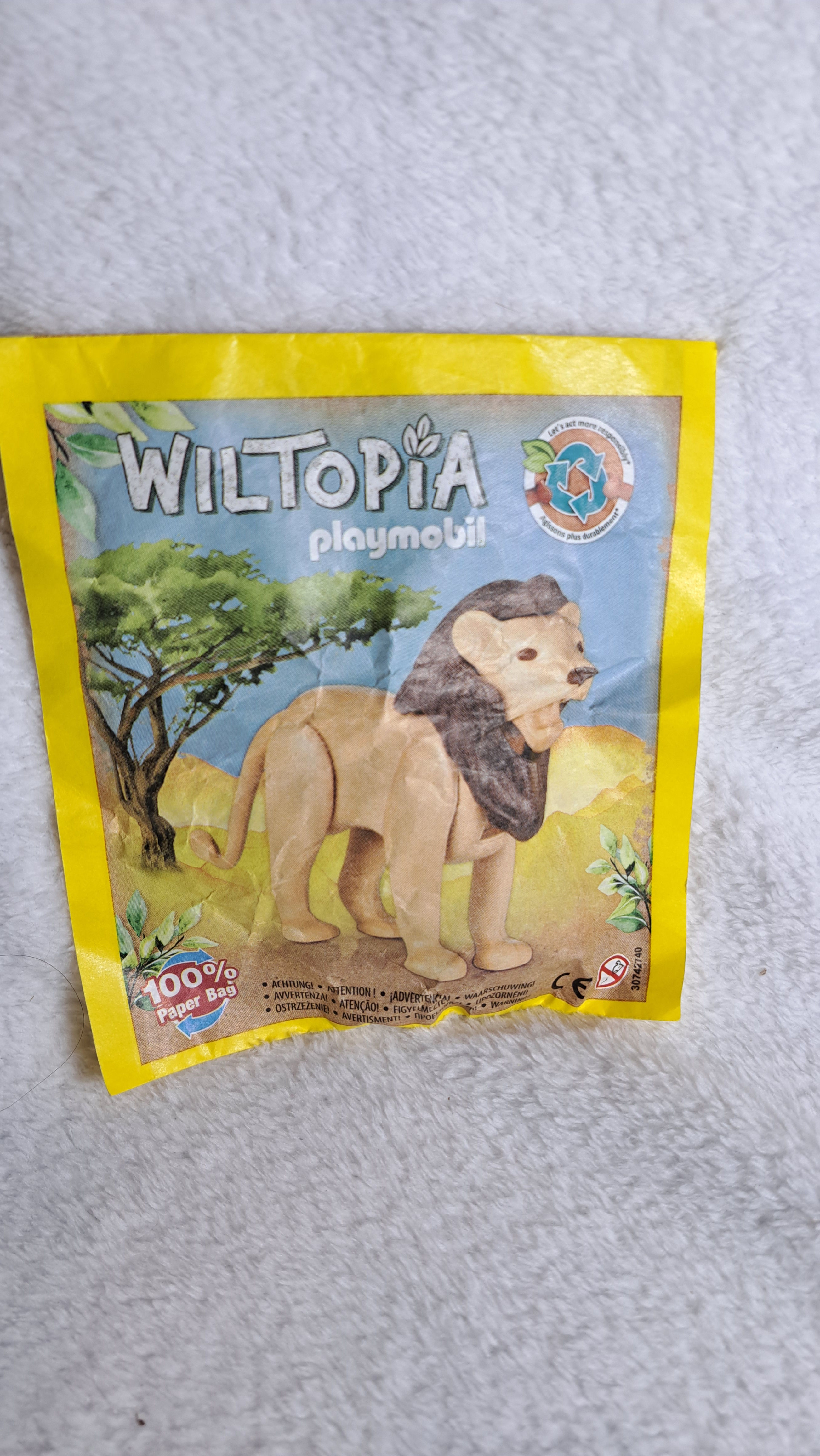 PLAYMOBIL  - WilTopia Paper Bag - Löwe