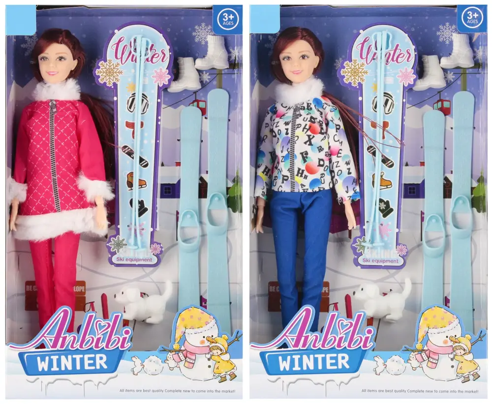 Winter Spaß - Fashion Puppe ca.29cm
