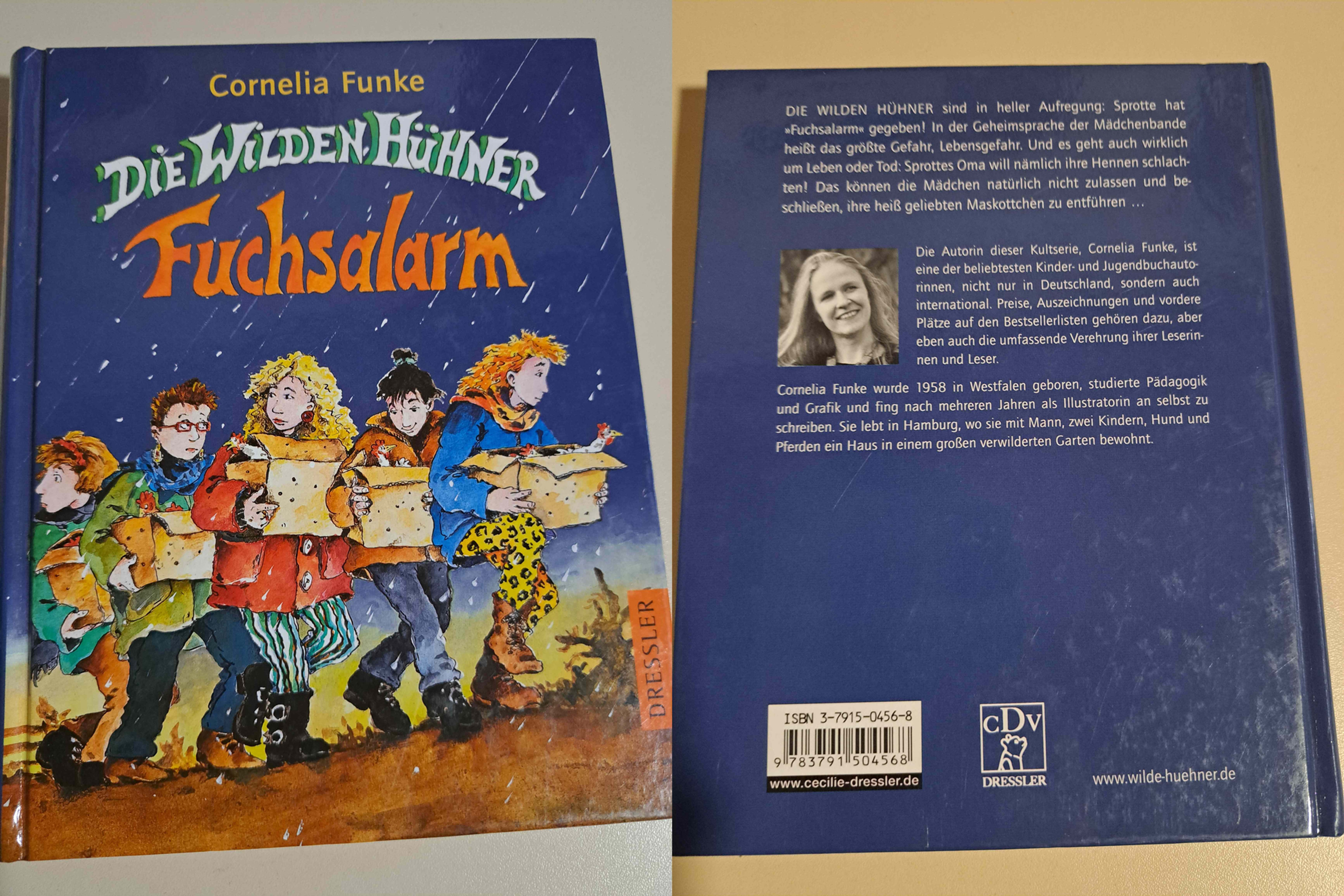 Buch: Cornelia Funke , Die Wilden Hühner - Fuchsalarm