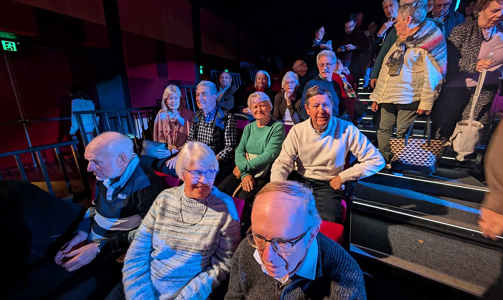 Nice and cozy, small and intimate theatre