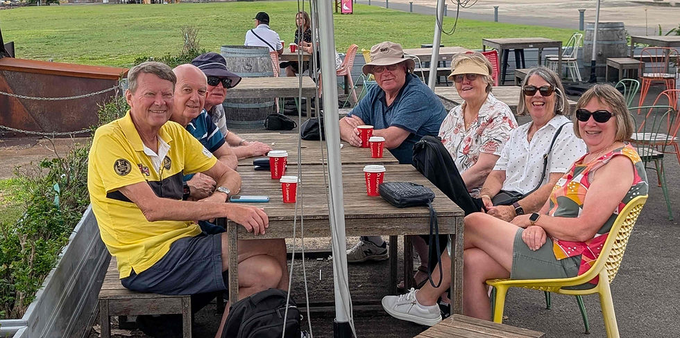 The compulsory refreshments before the tour