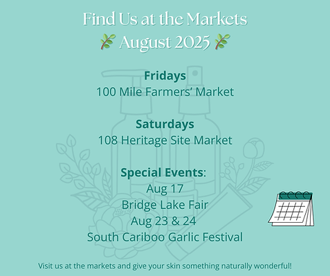 August Fairs & Markets Ina will be at