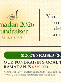🌙 Ramadan Fundraising Update – We're 36% There