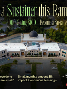 Become a Sustainer this Ramadan