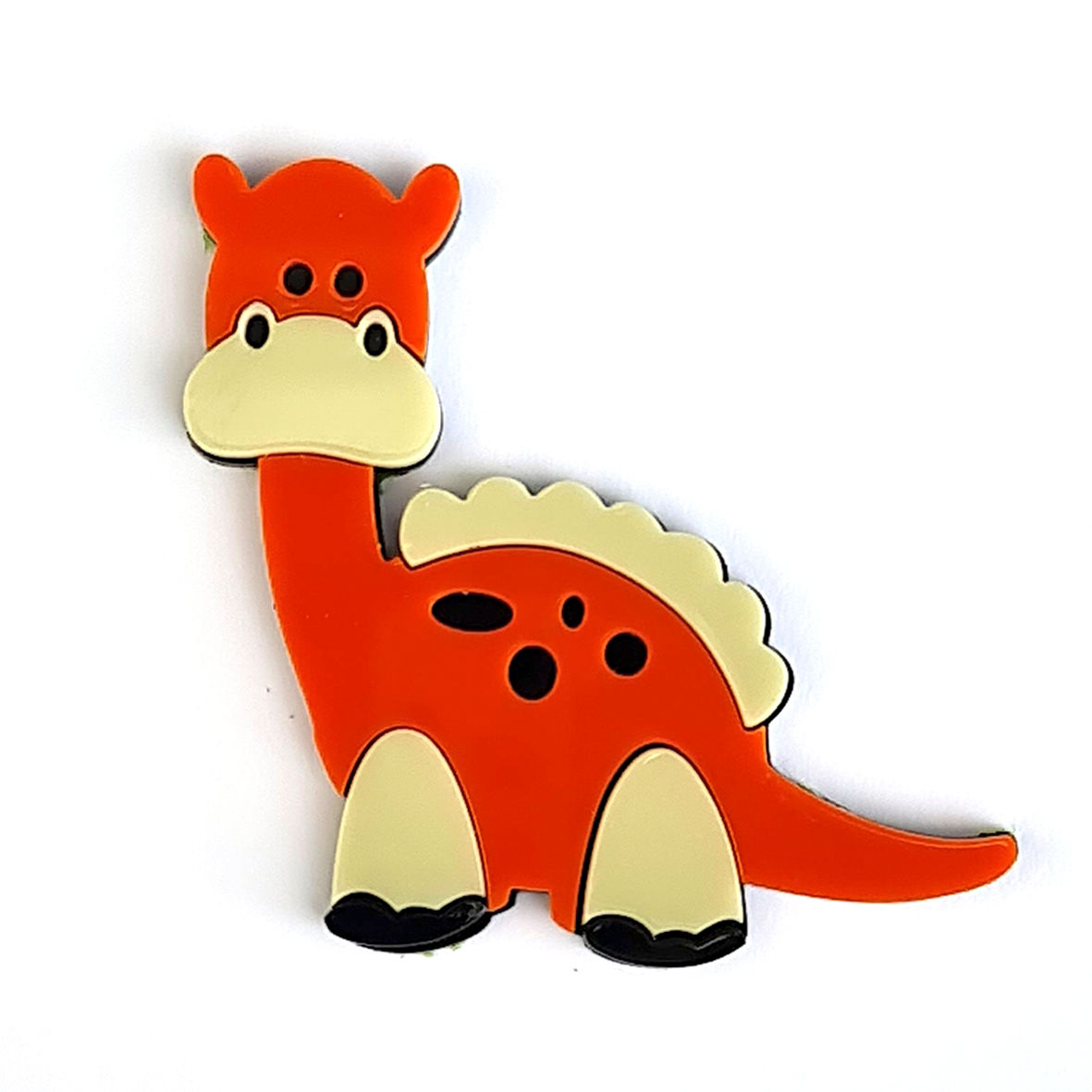 Acrílico Dino Laranja | Dino