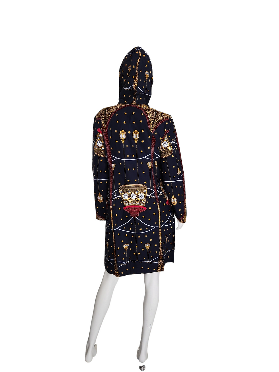 Thumbnail:  Brown with Red multicolour Hoodie  jacket