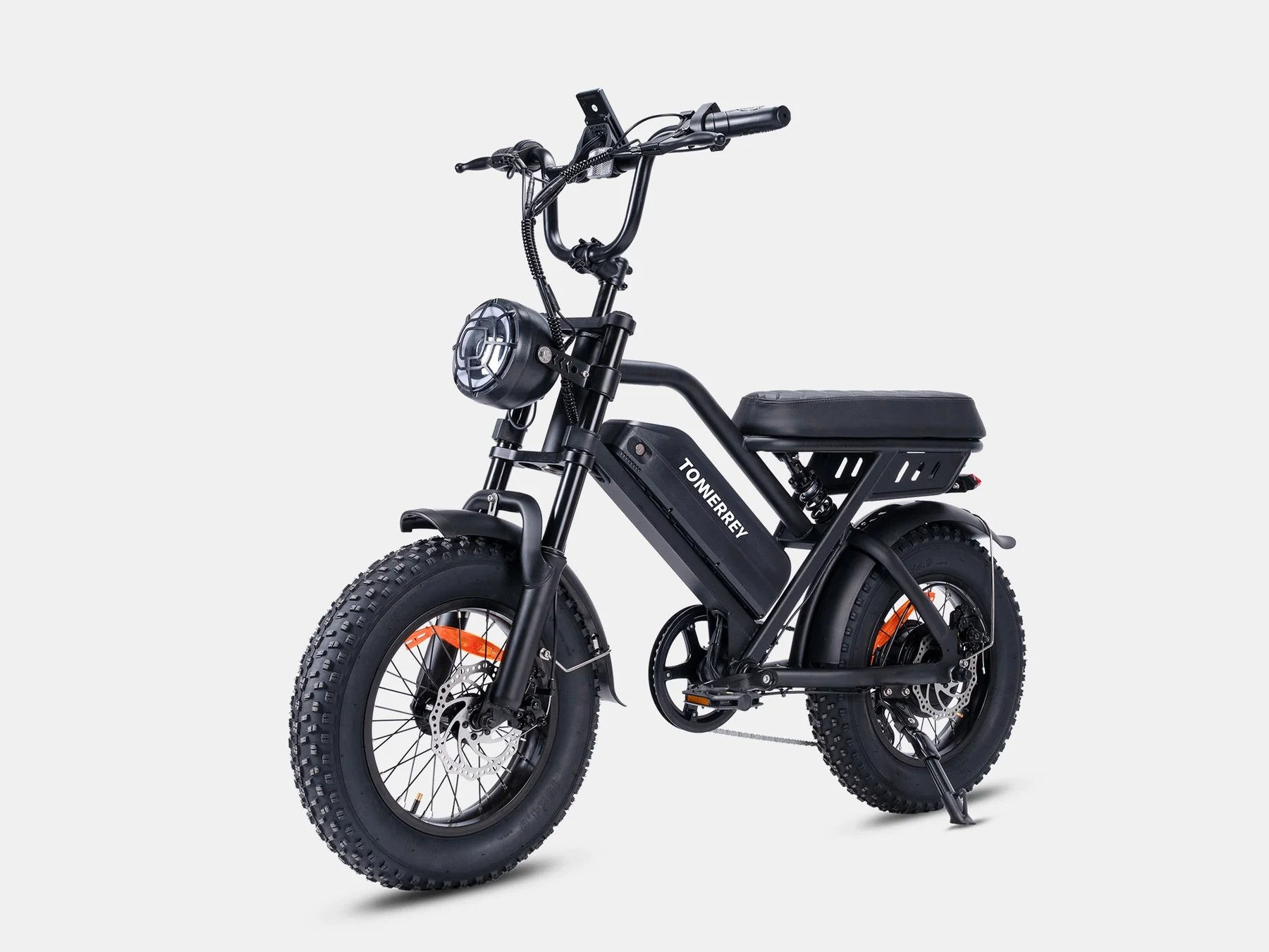 Tonnerrey T16 Dual Suspension Mini Moped Style Electric Bike for Teenager