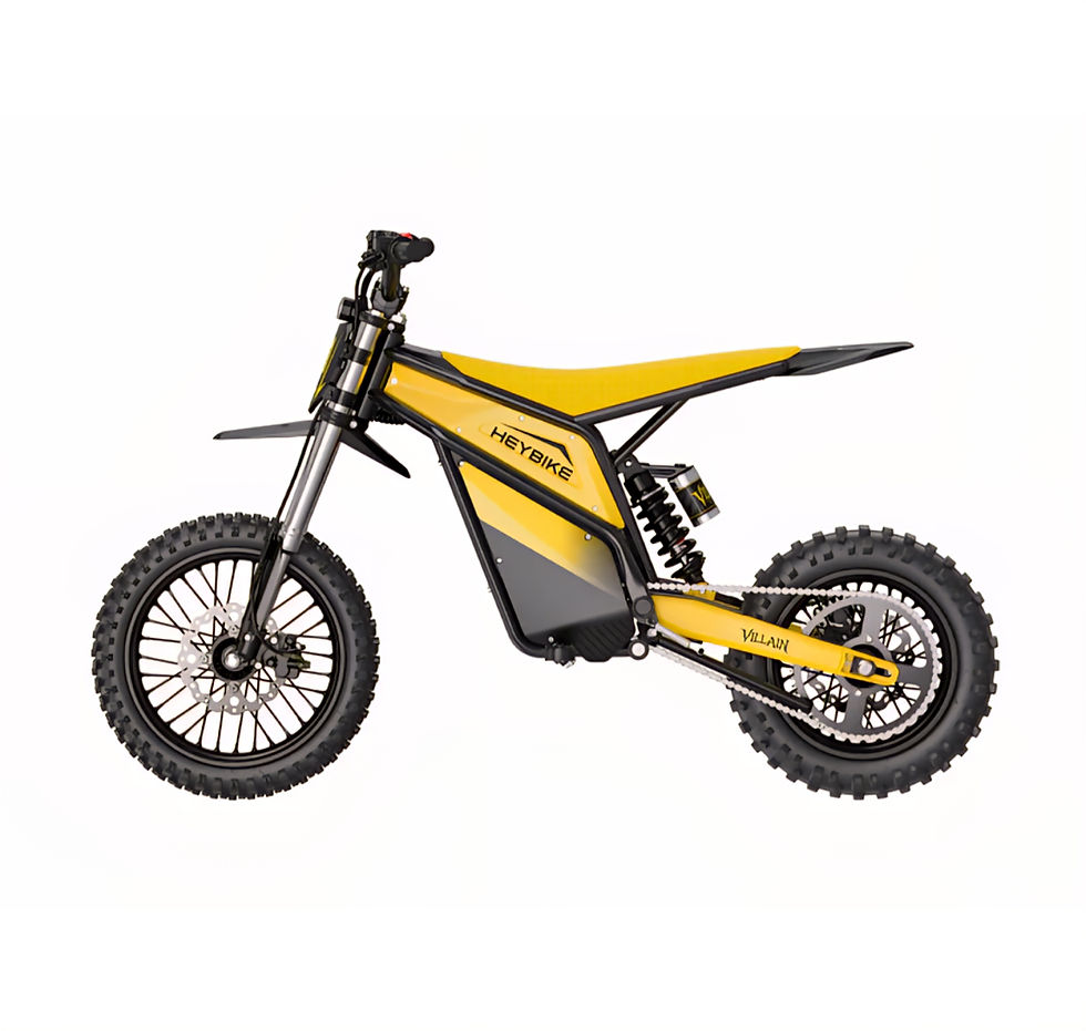 Heybike Villain 52V 26Ah High-Capacity Battery and 4160W Mid-Drive Motor