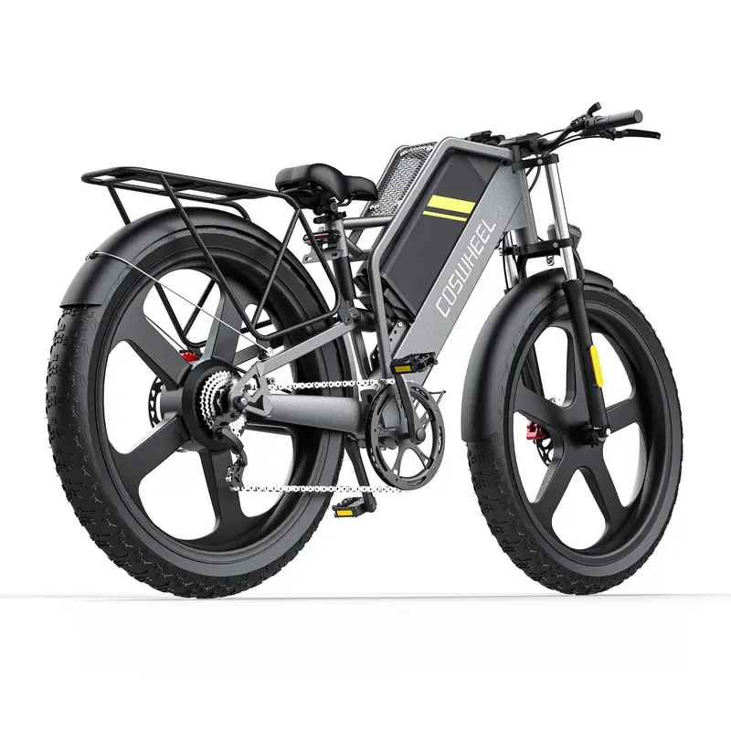 Thumbnail: Coswheel T26 Ebike Authorized Winfield IL Technical Hub 1500W Fat Tire Ebikeprosusa