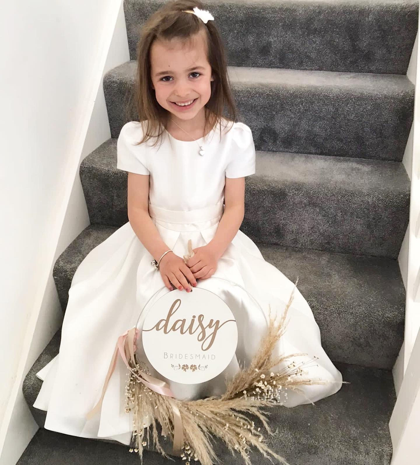 FLOWER GIRL HOOP 25CM