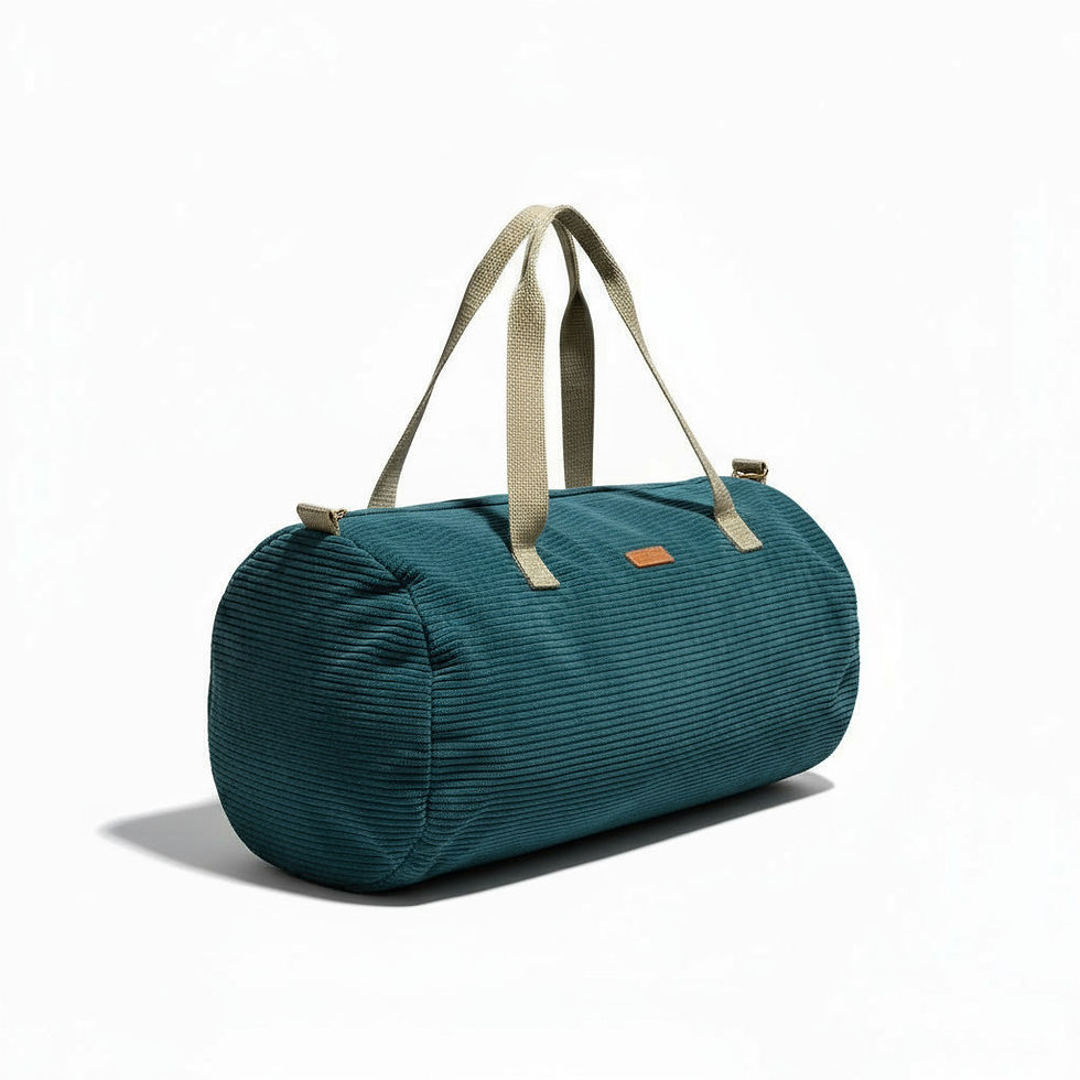 Sac polochon bleu