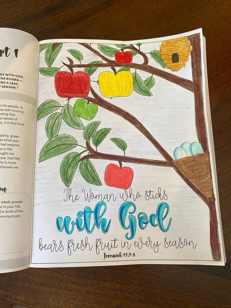 Thumbnail: The woman who sticks with God coloring page