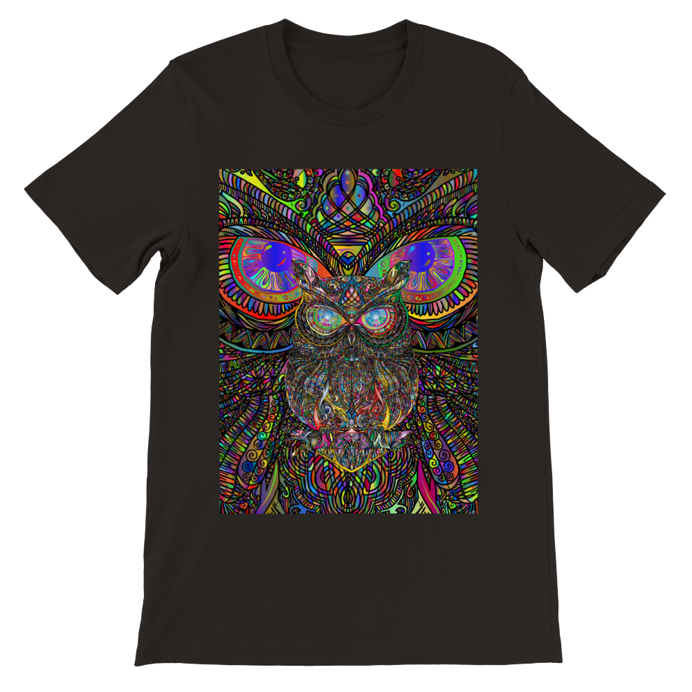Owls eyes -Premium Unisex Crewneck T-shirt