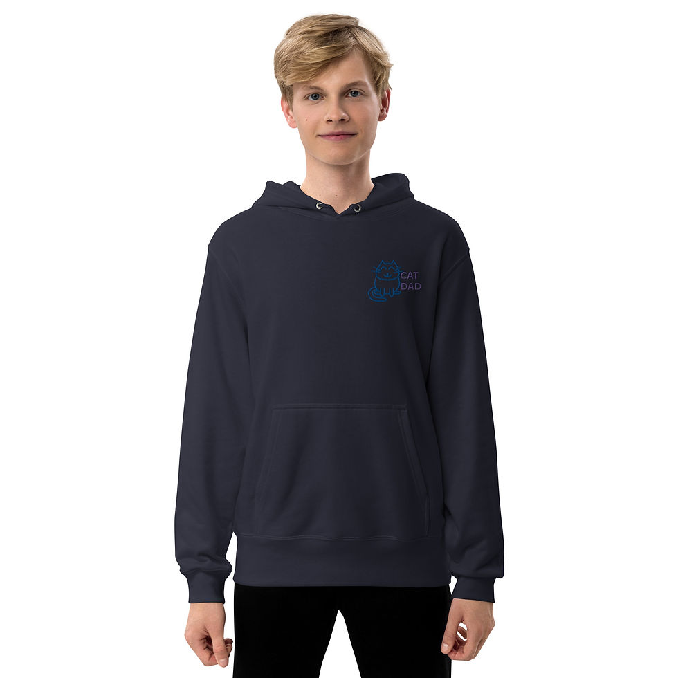 Thumbnail: Unisex french terry pullover hoodie