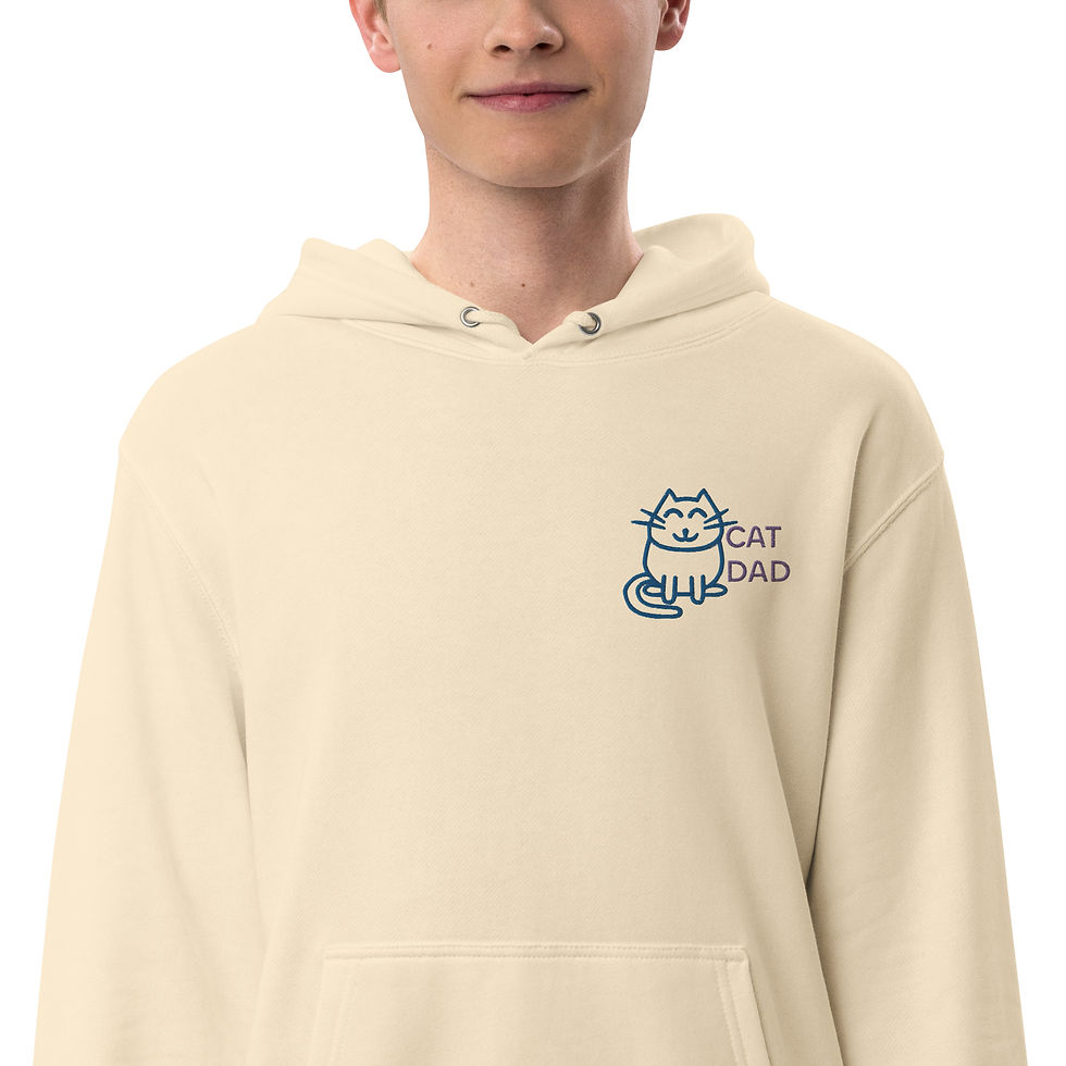 Thumbnail: Unisex french terry pullover hoodie