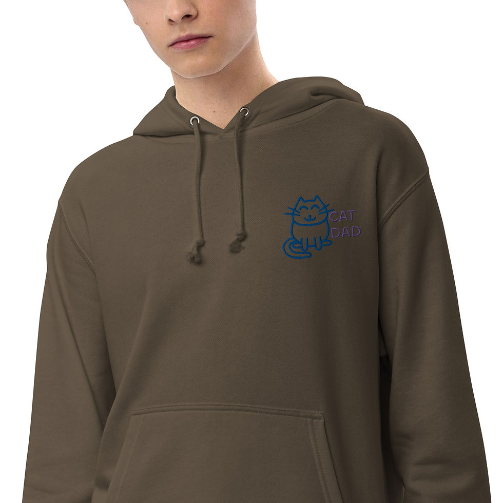 Thumbnail: Unisex french terry pullover hoodie