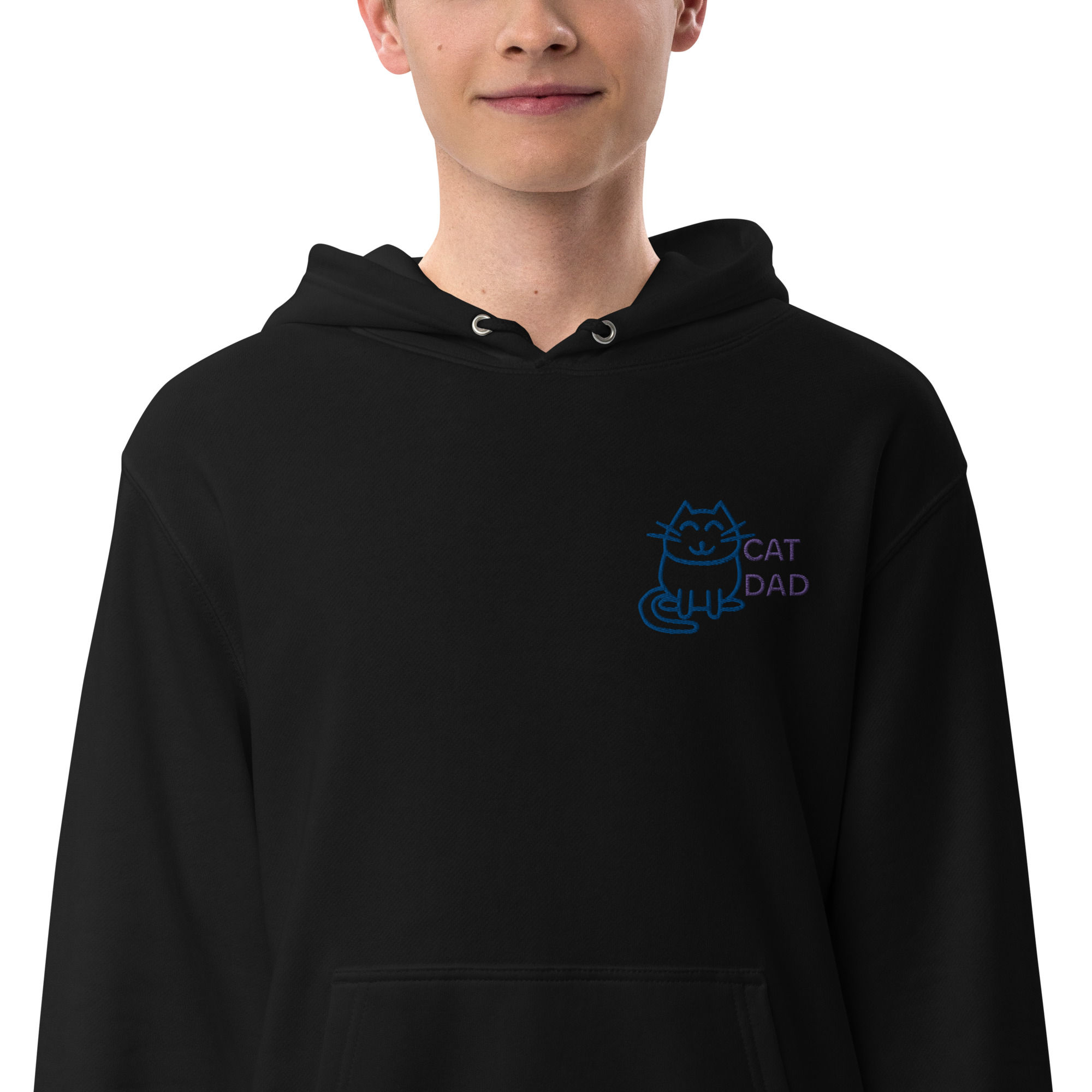 Unisex french terry pullover hoodie