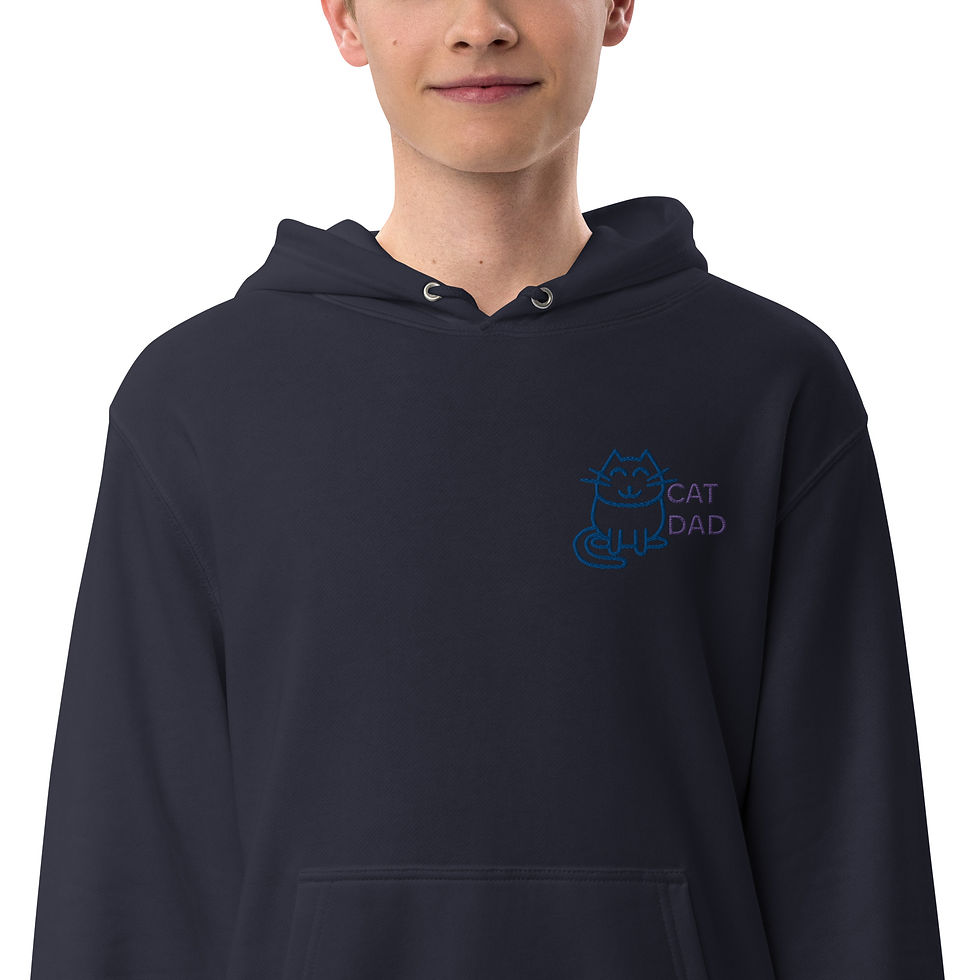 Thumbnail: Unisex french terry pullover hoodie