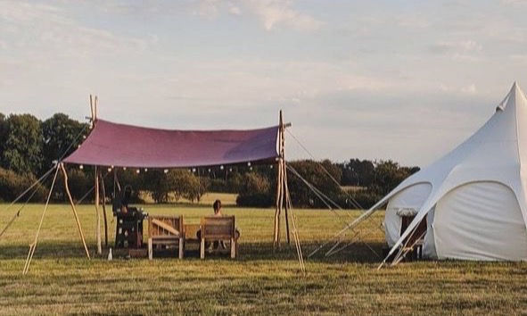 Enhance your Glamping business with Canvas Awnings