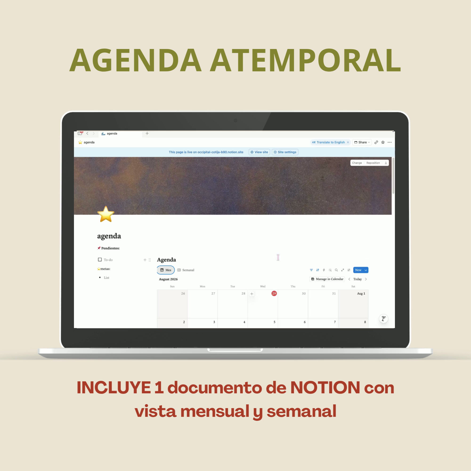 Agenda Atemporal