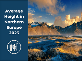 Average Height in Northern Europe 2023