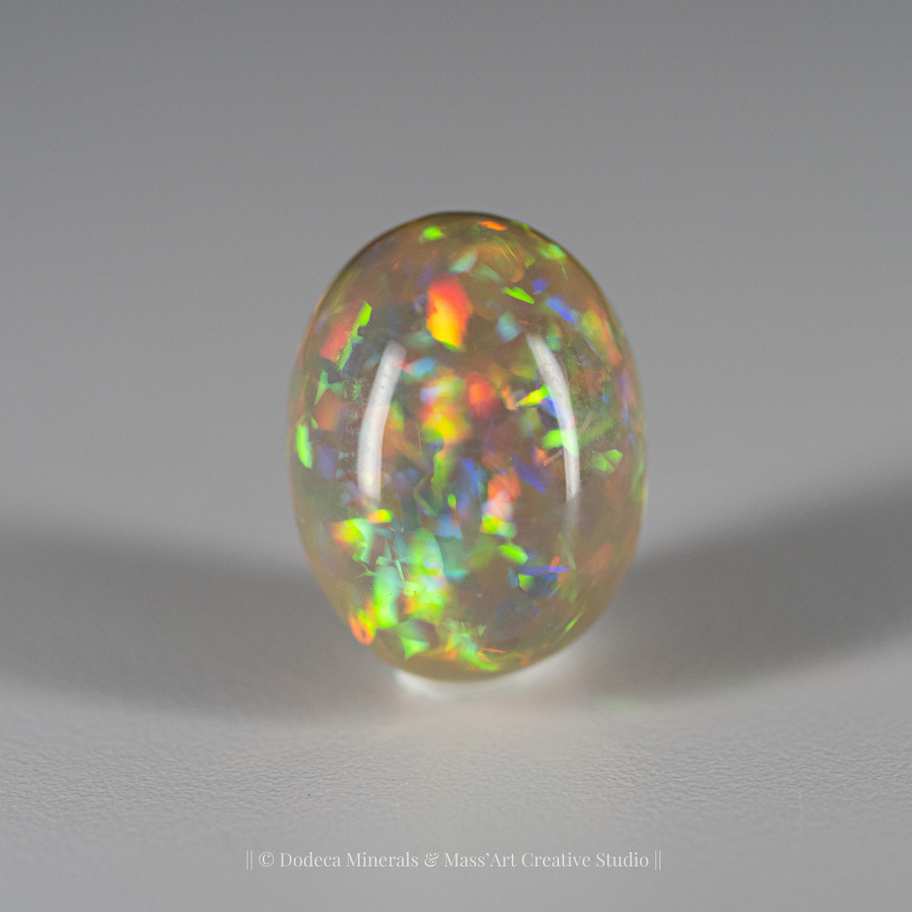 Opale Ethiopienne 11.89cts - Dodeca Minerals Switzerland 