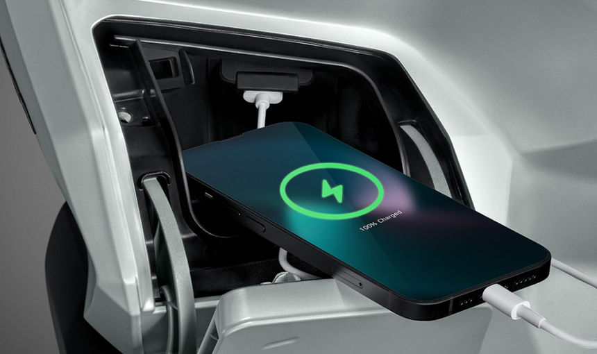 USB Charger in Console Box