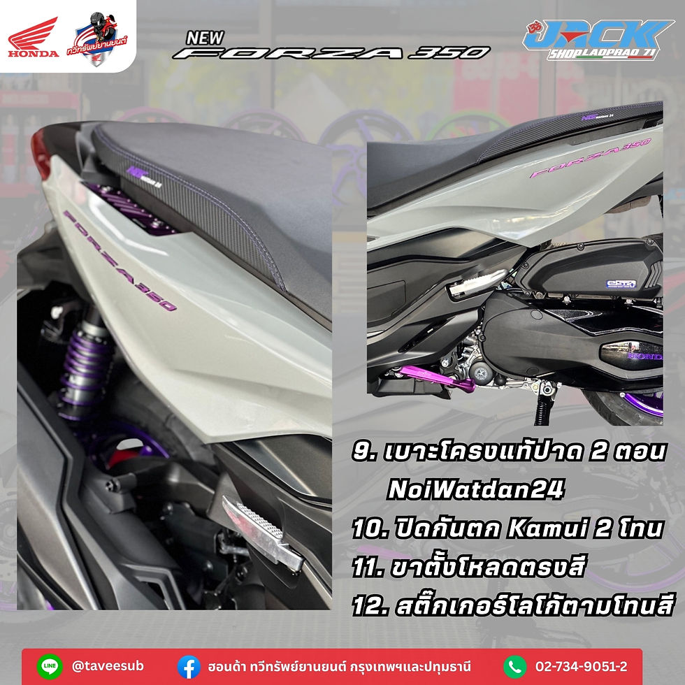 Thumbnail: Forza 350 TVS x Jackshop (หน้าดำ)