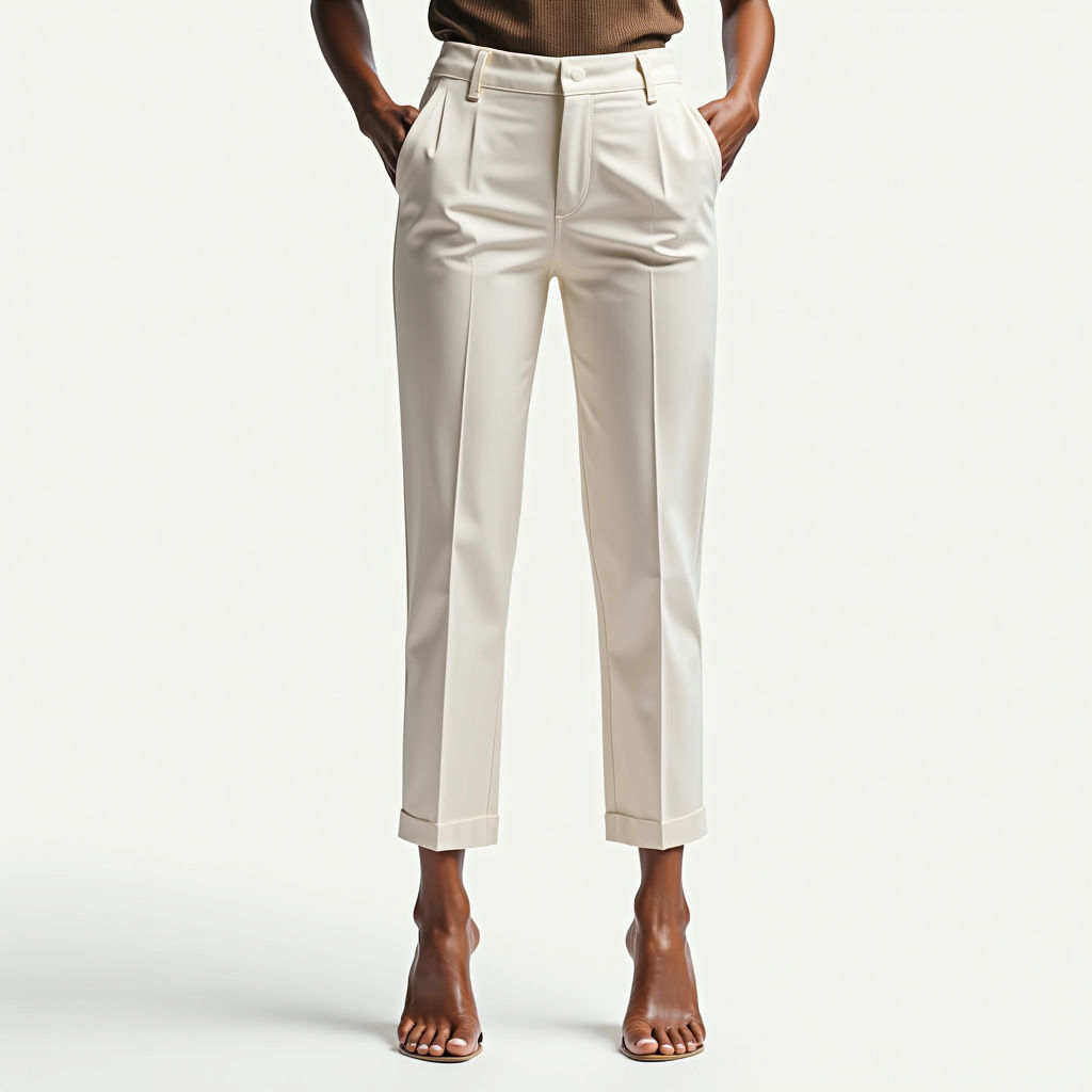 Slim Fit Cropped Pants