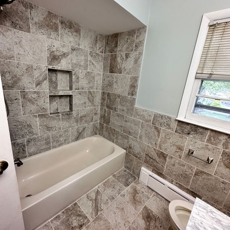Bathroom remodels.