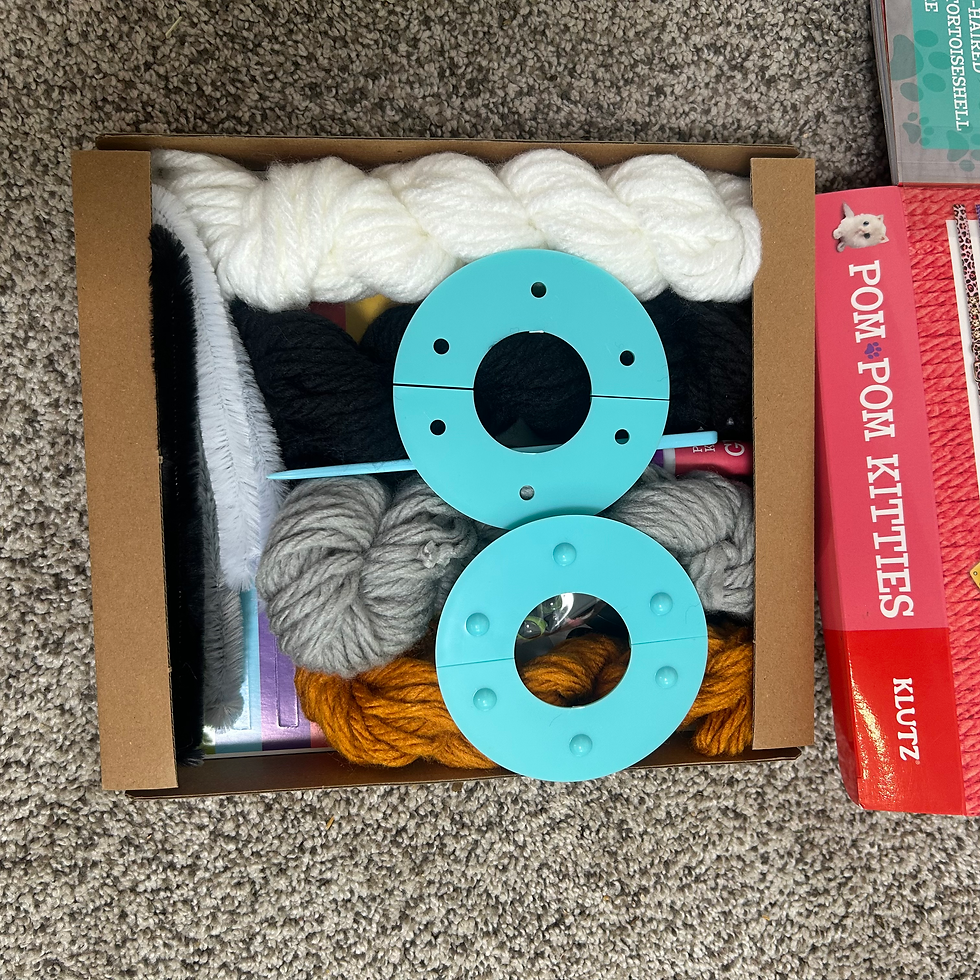 Thumbnail: Pom Pom Kitties Craft Set