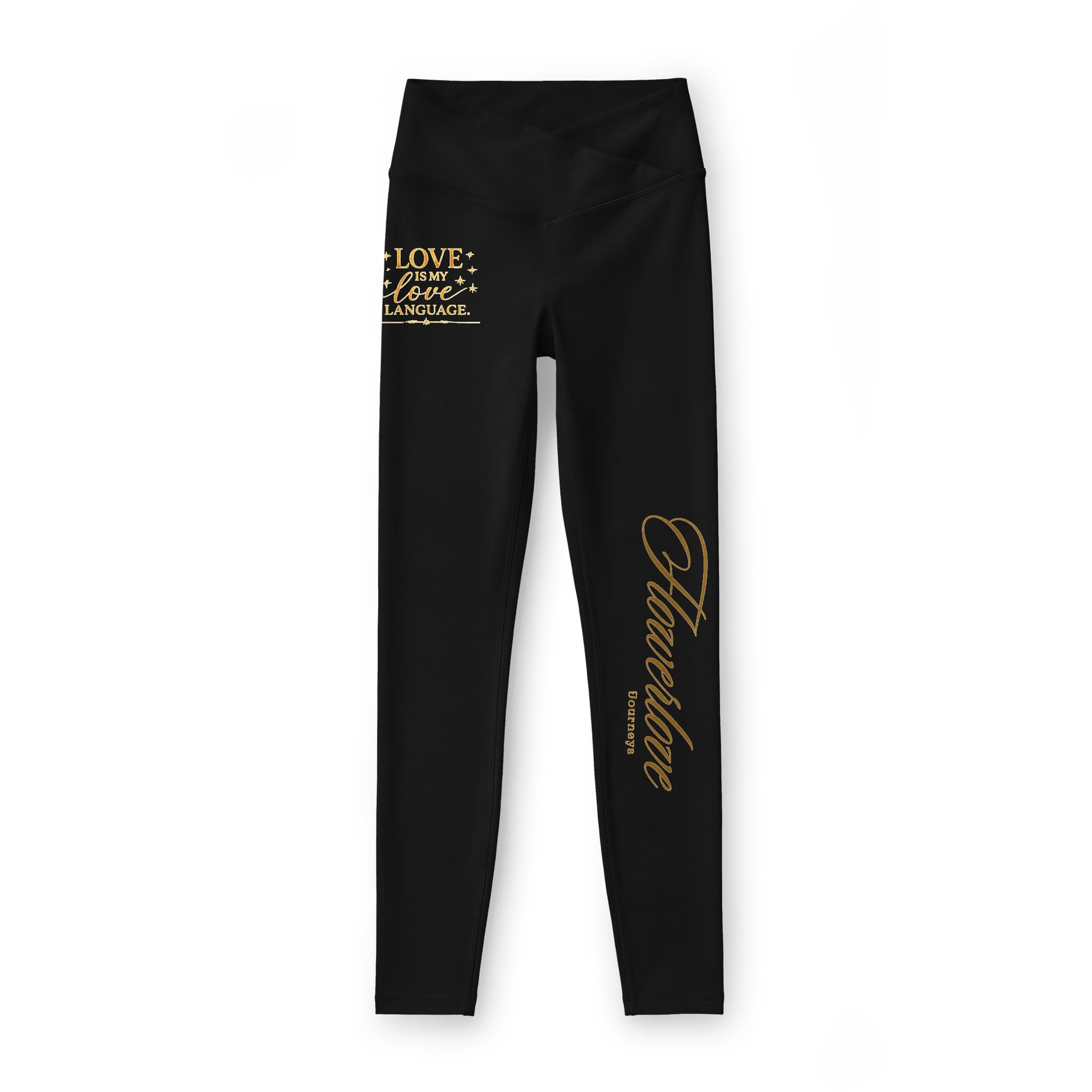 Love Is My Love Language Travel Luxe Women's Leggings