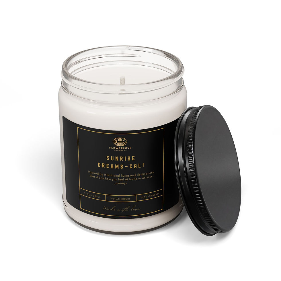 Thumbnail: Sunrise Dreams Cali— 9oz Scented Soy Candle (Calming Citrus & Vanilla)