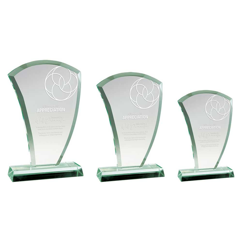Wave Jade Glass Award