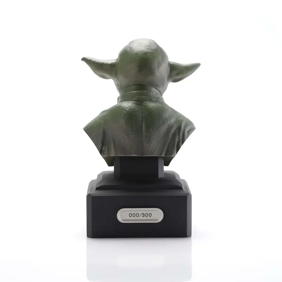Thumbnail: Star Wars Green Yoda Bust Pewter Replica. Limited Edition