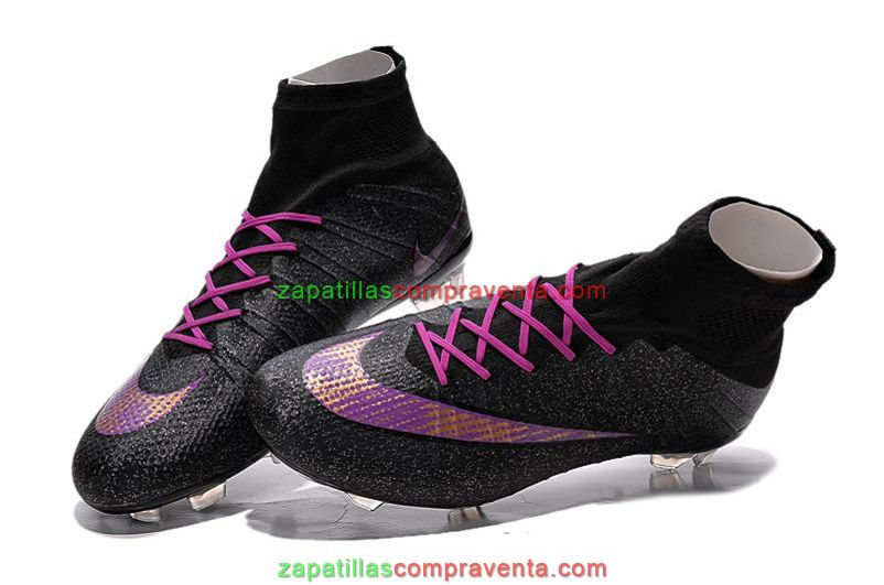 Miniatura: Nike-Mercurial-Superfly-FG-Negros-con-puntos-rosas