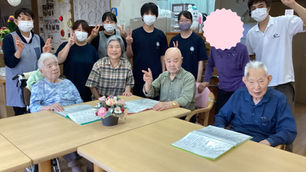 ひだまりの里ささが　9月☺敬老会＆菅野中学校職場体験☺