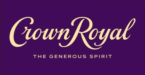 Crown Royal logo in elegant script on a purple background with the tagline "The Generous Spirit" in uppercase beneath.