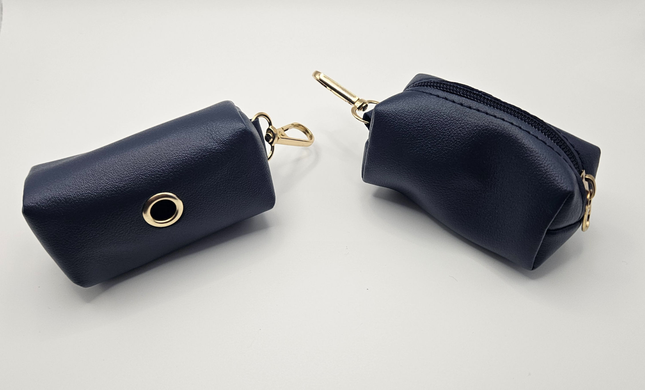 Navy Dog Poo Bag Holder