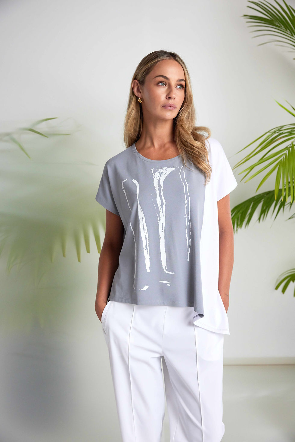 Thumbnail: Naya Grey Print Top