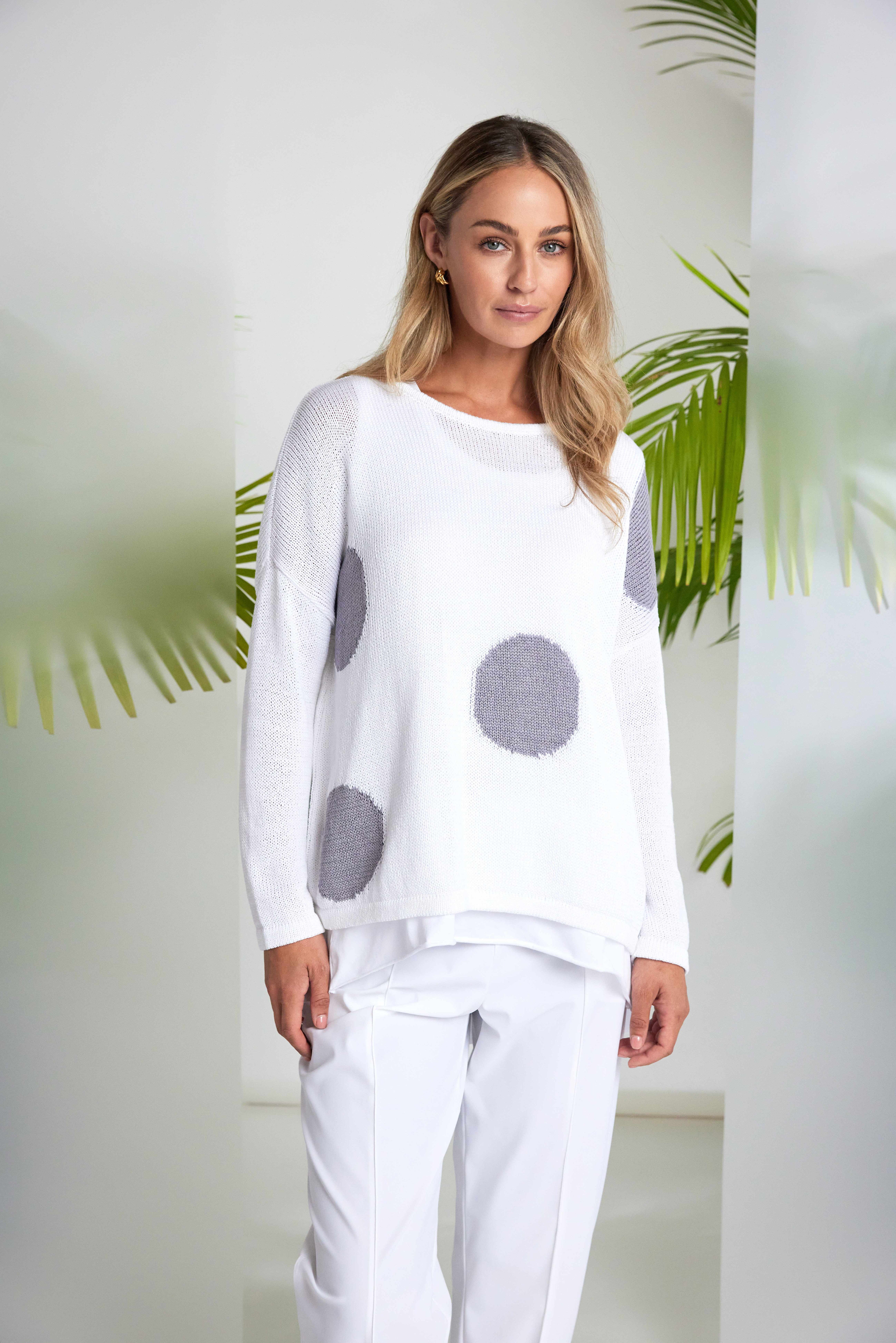 Naya White Spot Jumper