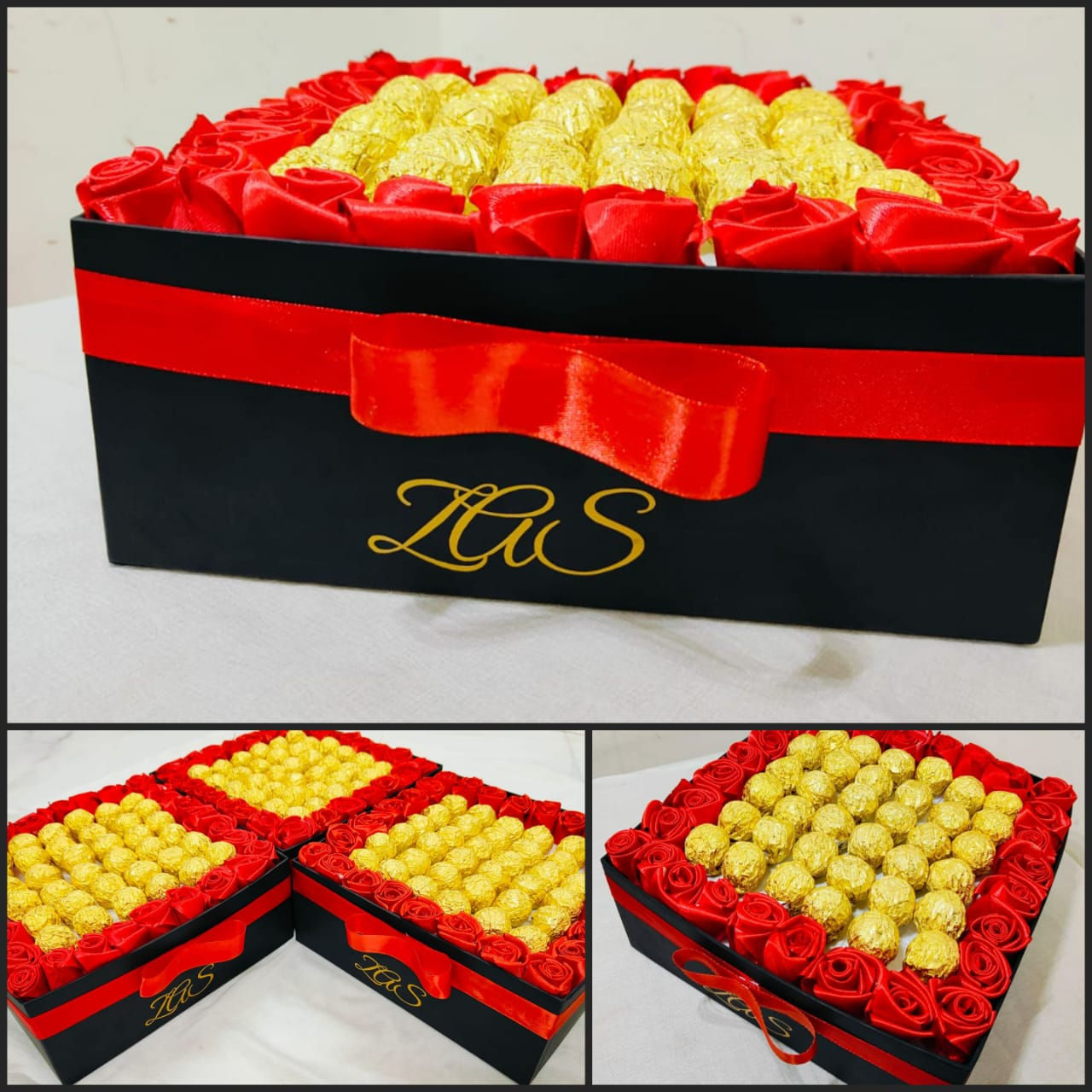 Premium chocolate Hamper with Roses