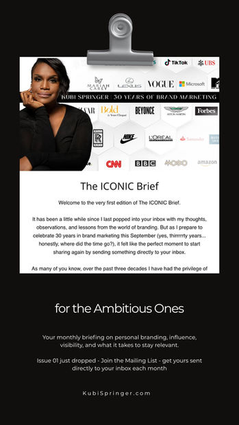 For the Ambitious Ones: The ICONIC Brief Is Here!