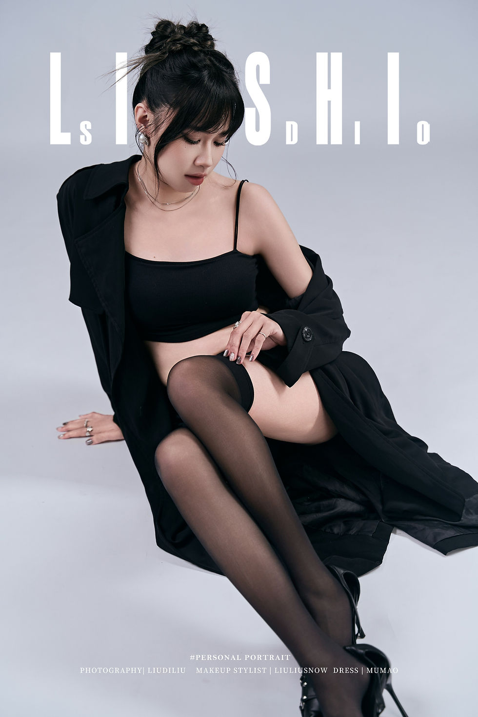 黑色系 個人生日寫真